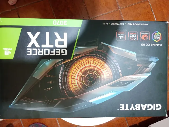 RTX 3070 Gigabyte excelente