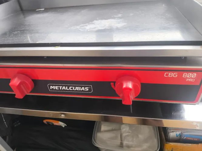Chapa de lanche metalcubas CNG 800 pro