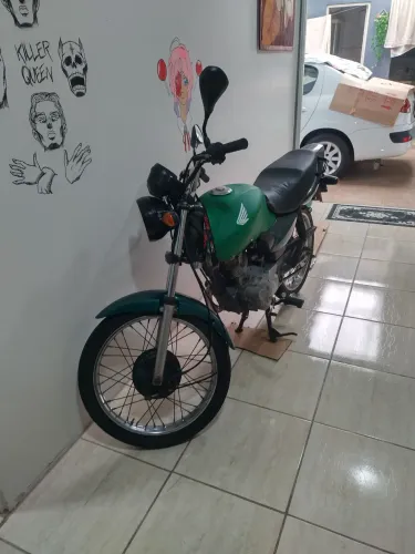 Cg125 Titan ks ano 2004 verde barbada, doc ok