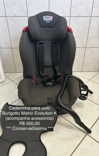 Cadeirinha para auto - Burigotto Matrix Evolution K
