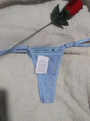 Tanga feminina fio Marisa c.k( cor azul) Tam M