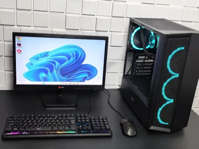 PC Gamer Completo AMD Ryzen 5, 16 GB DDR4, SSD 256 GB