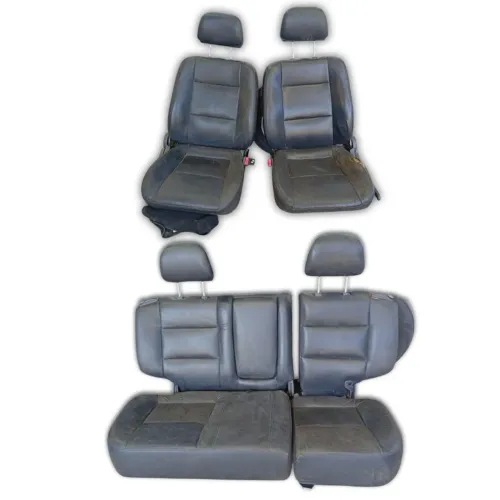 Jogo De Bancos De Couro Pajero Sport 2008 2012 Preto