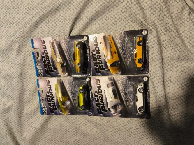 Set 4/5 velozes e furiosos silver séries hot Wheels