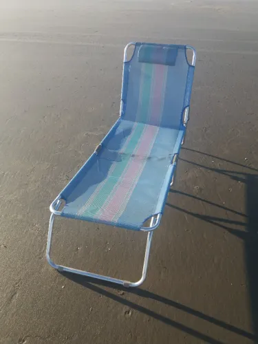 Cadeira longa de Praia Espreguiçadeira Dobravel