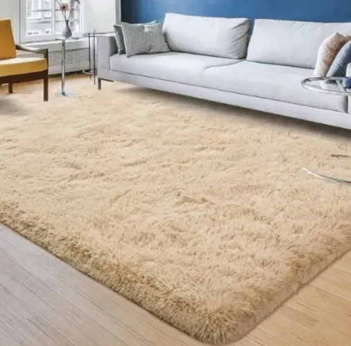 Tapete Peludo de Sala mede 2m x 1,40m