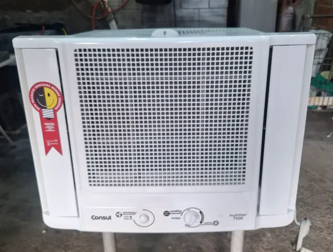 Ar Consul 7.500 BTUs 127.V gelando aceito cartão Dou garantia 