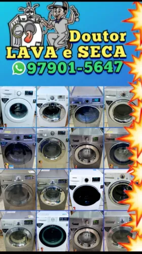 MAQUINA LAVA E SECA SEMINOVAS com Garantia Entrega e Instalação GRÁTIS*! Tudo OKAY!