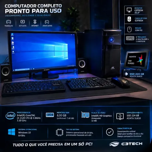 COMPUTADOR COMPLETO WINDOWS 10