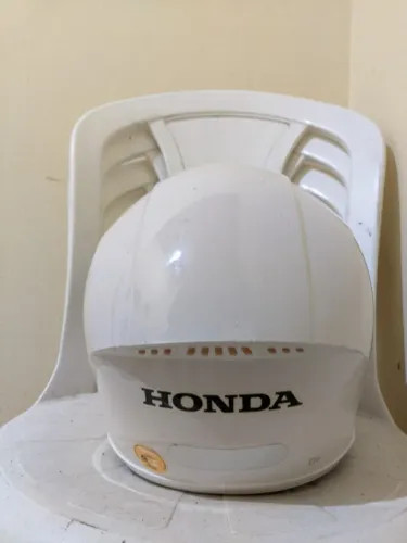 Capacete Honda Branco semi novo