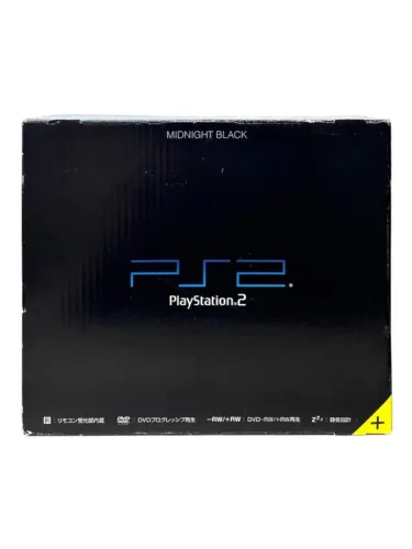  PLAYSTATION 2 MIDNIGHT BLACK/ SEM MANUAL