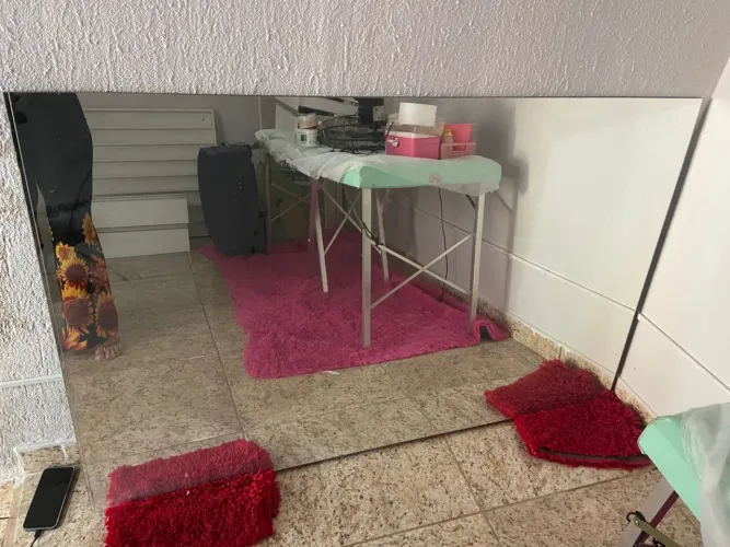 Vendo espelho 1 por 160 bisotado 5 milímetro 