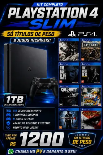 Ps4 Slim 1 Tera ( Vendo / Troco )