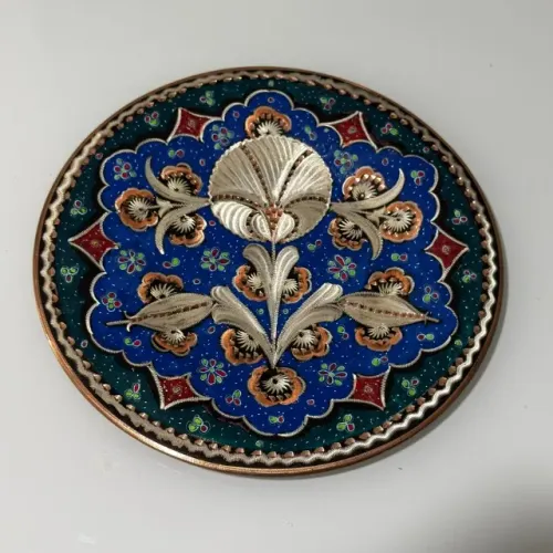 Prato Decorativo em Latão Comprado Na Turquia Lindo