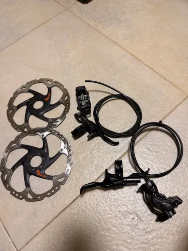 Freios Shimano XT M8220 pinça dupla mod novo