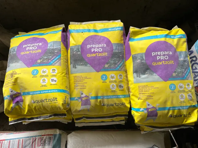 Argamassa autonivelante -  quartzolit 10kg 
