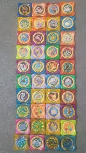 Tazos pokémon waps.