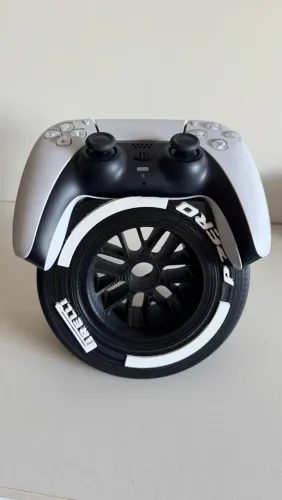 Suporte para controle PS5 em formato de pneu - Impressão 3D