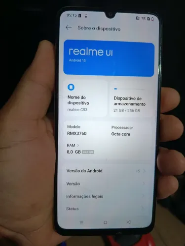 Vendo Realme C53 NFC 256 GB 8+8 de ram