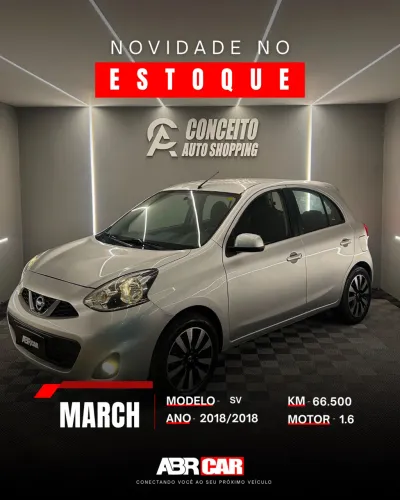 Nissan March SV 1.6 16V Flexstart 5P Mec. 2018