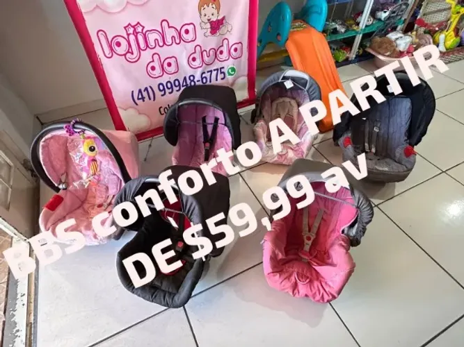 $59,99 av Cada um (BBs conforto Menina GAlzerano e Burigoto, higienizados pronto p uso
