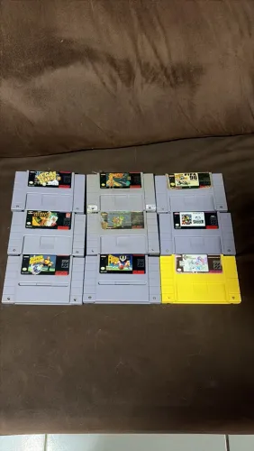 Jogos originais de super Nintendo