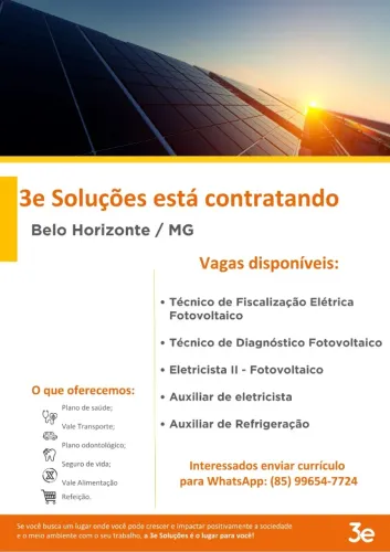 ELETROTÉCNICO DE CAMPO - ENERGIA SOLAR
