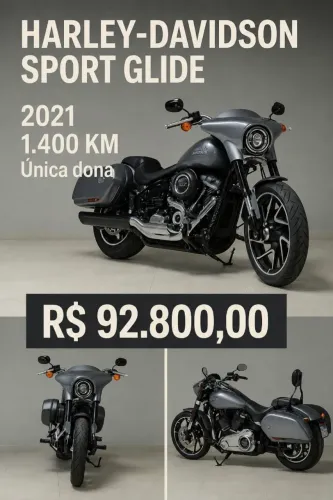 Harley davidson sport glider 2021 nova