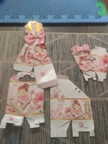 Lembrancinhas 1 ano - Nome Giovanna 