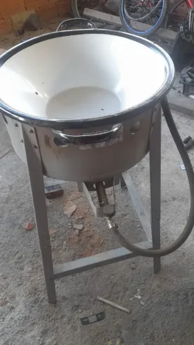 Fritadeira de tacho a gás 