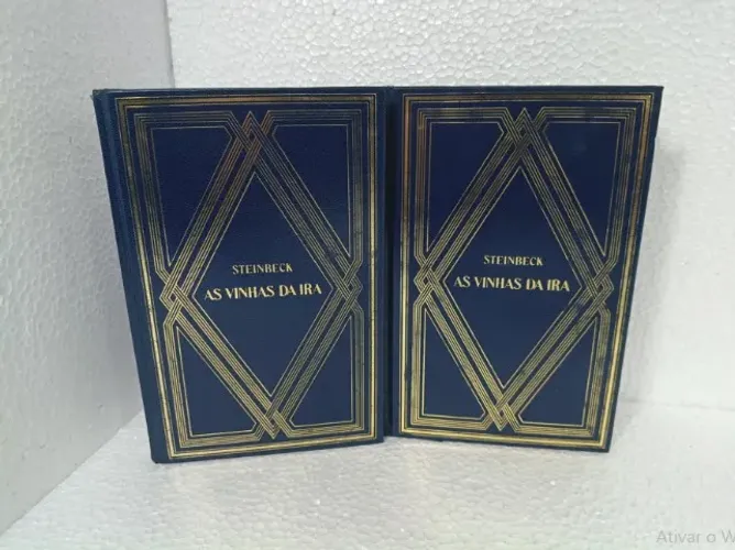 Livro As Vinhas Da Ira (1, 2) Steinbeck (1979) Capa Dura