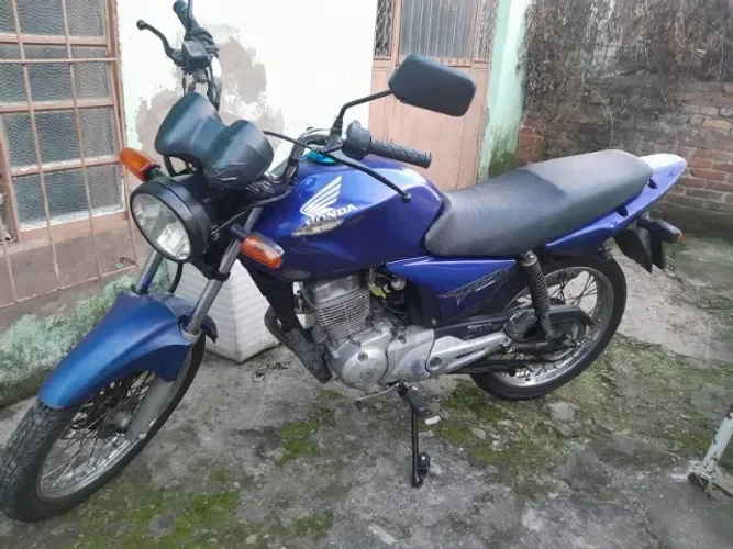 Honda CG 150 Titan ESD 2008 Azul 