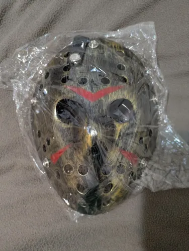 Máscara Jason Sexta Feira 13 Terror Hallowen Realista