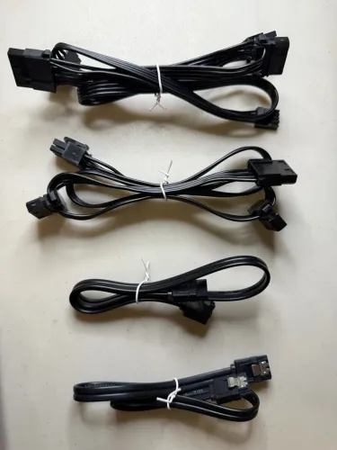 Kit 2 X cabo SATA III + 2 X cabo alimentação SATA