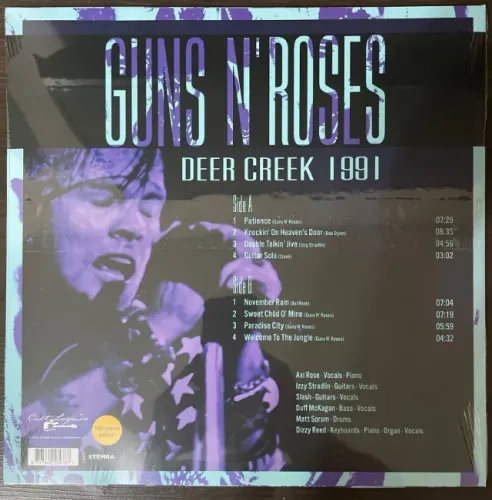 Disco de vinil Guns N' Roses. Deer creek 1991. Lacrado