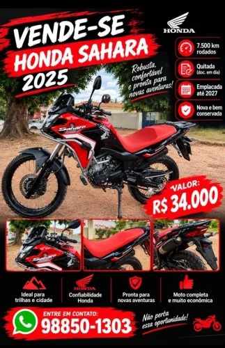 Honda Sahara 300 Rally ABS Flex 2025