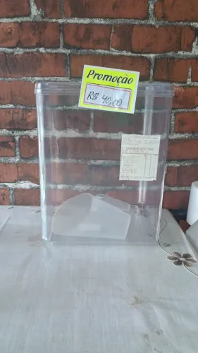 Pote acrílico para mantimentos