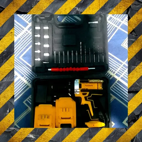Kit de furadeira com defeito