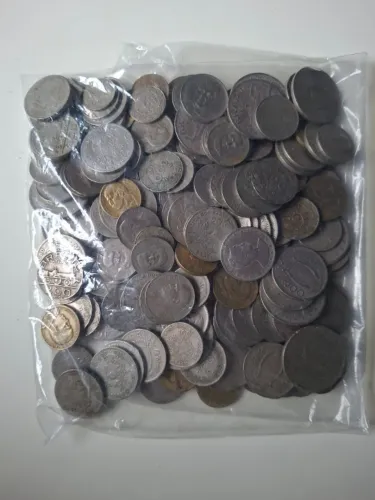 Moedas de réis, anos de 1901 a 1942- 1 Kg.