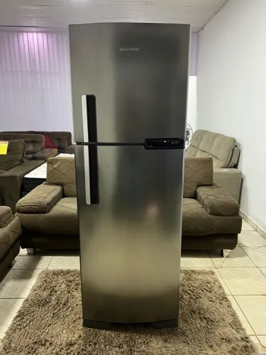 Geladeira Inox Brastemp 398lts Frost Free Em Ótimo Estado - Entrega Grátis