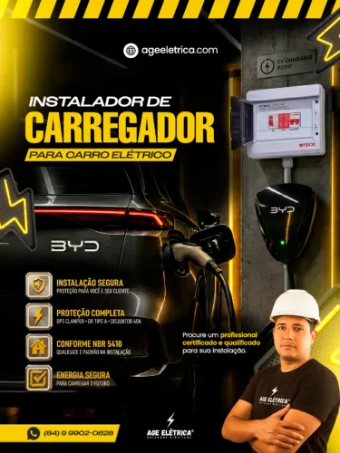 Instalação de carregador WallBox