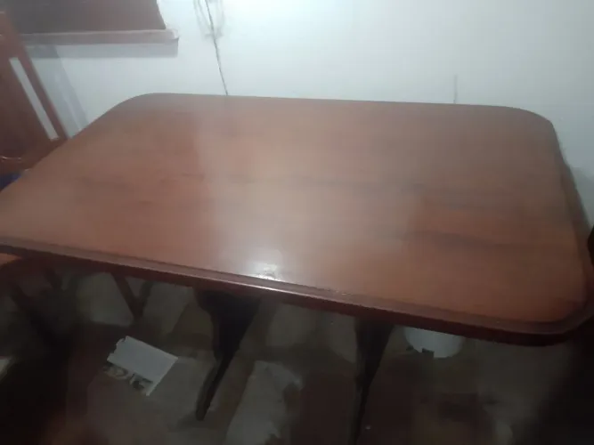 Mesa de jantarc| 4 cadeiras em angelim pedra