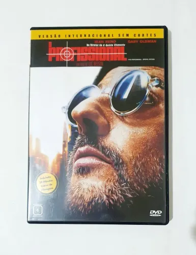 DVD O PROFISSIONAL EDIÇÃO INTERNACIONAL SEM CORTES 24 MINUTOS A MAIS ORIGINAL RARIDADE