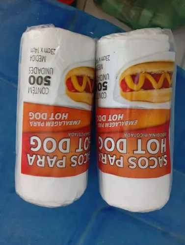 Embalagem pra hot dog