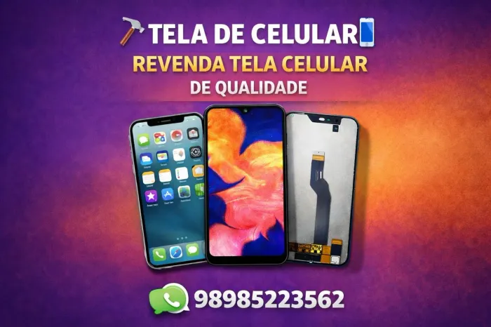 Revendo telas de celular de qualidade