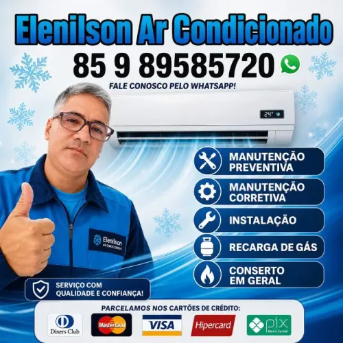 Instalação e manutenção em ar condicionados.