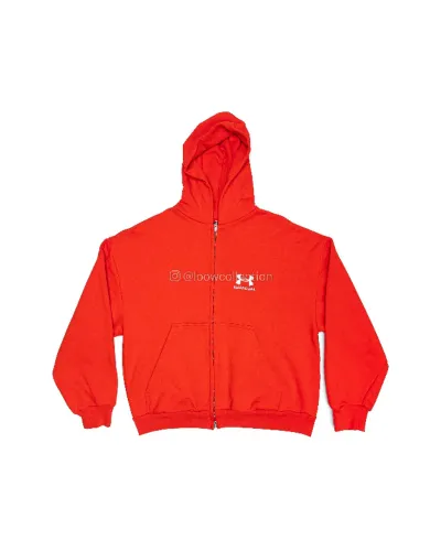 moletom balenciaga x under armour em vermelho