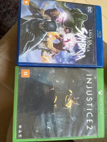 Combo do jogo injustice 2 com o filme de cf