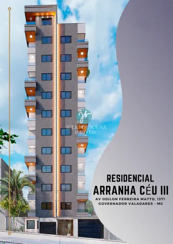 Apartamento Residencial Arranha Céu 3 Lagoa Santa Na Planta