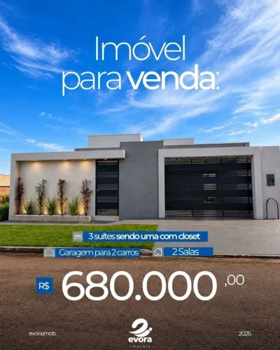 VENDE-SE LINDA CASA NO PORTAL IPÊ!